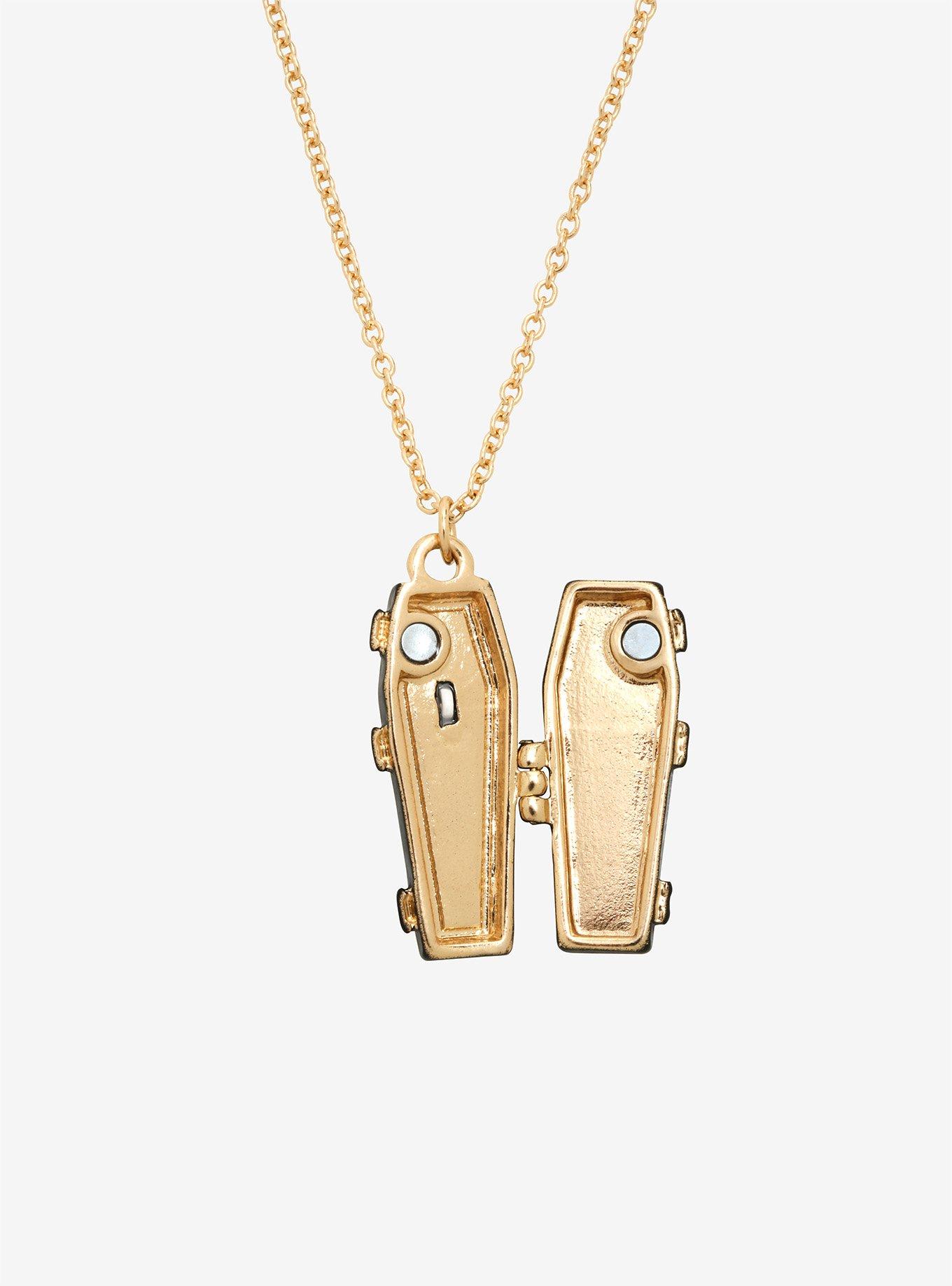 Coffin Locket Necklace, , alternate