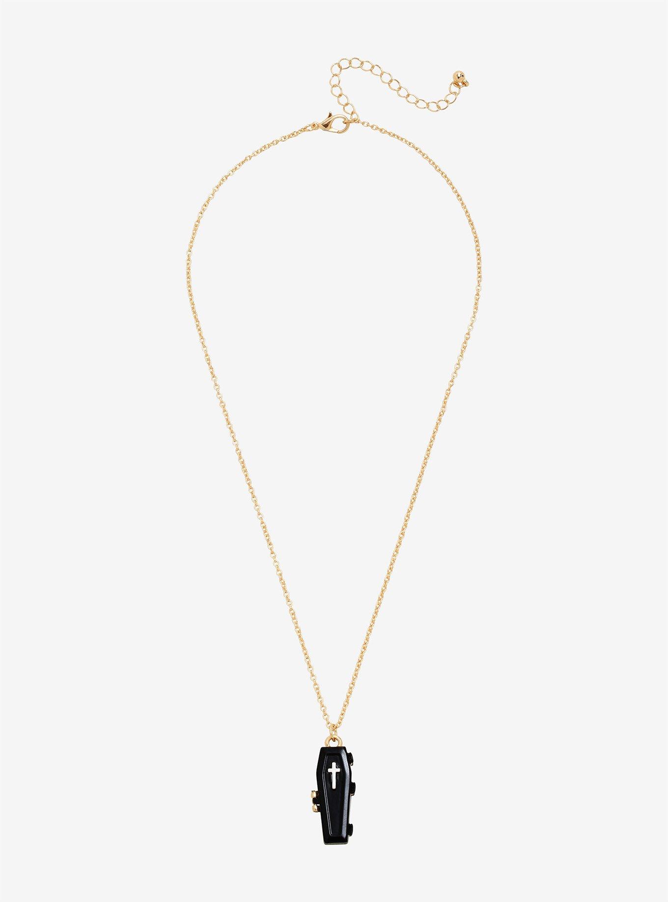 Coffin Locket Necklace, , alternate