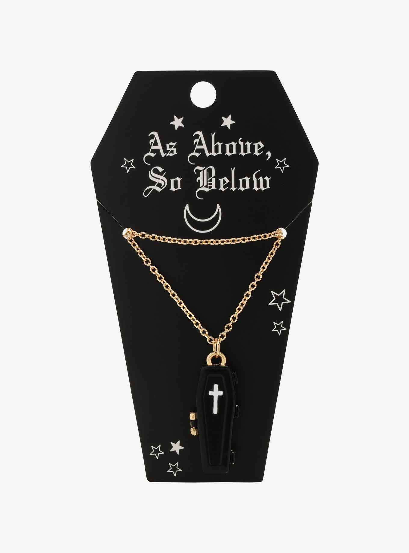 Coffin Locket Necklace, , alternate