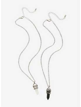 Barbed Wire Crystal Best Friend Necklace Set, , hi-res