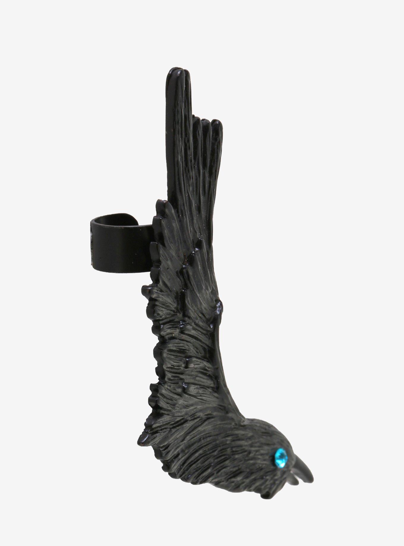 Crow Right Ear Cuff, , alternate