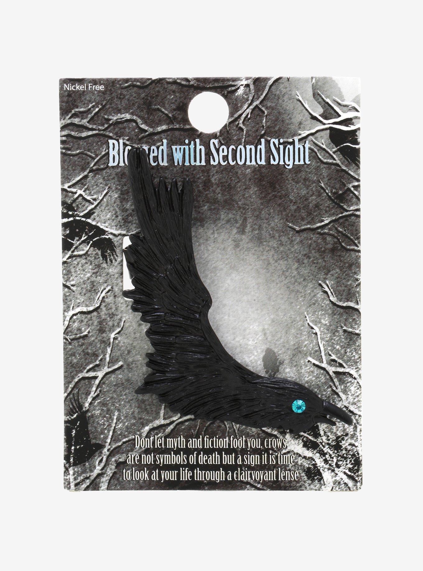 Crow Right Ear Cuff, , alternate