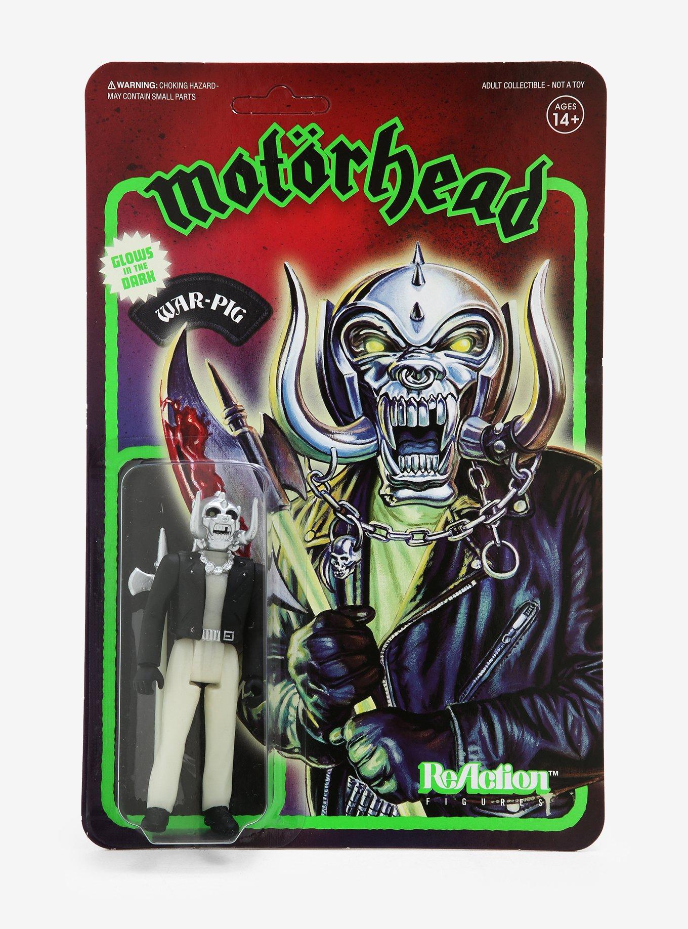 Super7 ReAction Motorhead War-Pig Glow-In-The-Dark Collectible Action Figure, , alternate