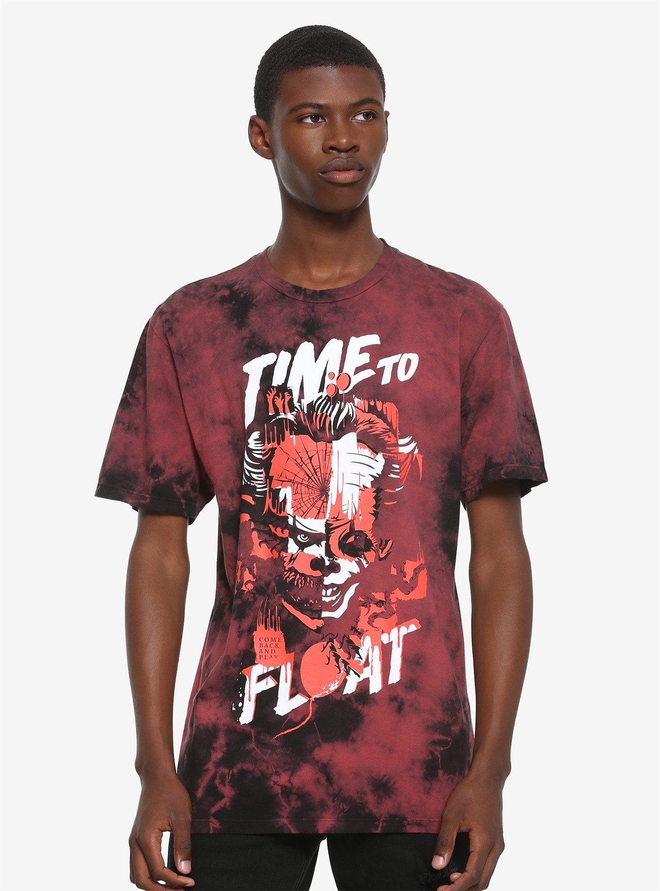 IT Chapter Two Timer To Float Tie-Dye T-Shirt, WHITE, alternate