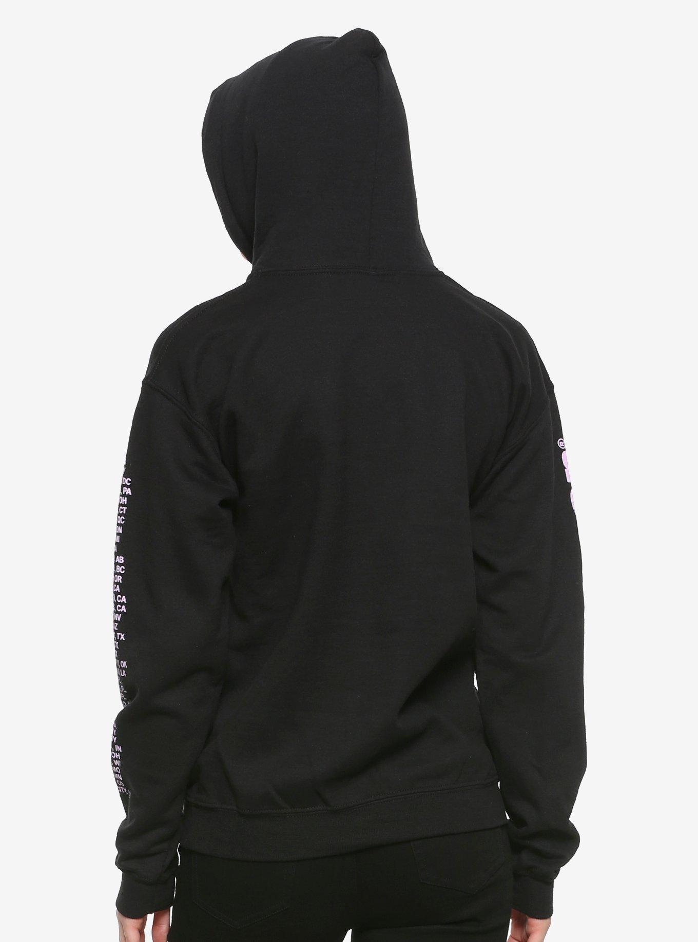 Ariana Grande Sweetener Tour Girls Hoodie, BLACK, alternate