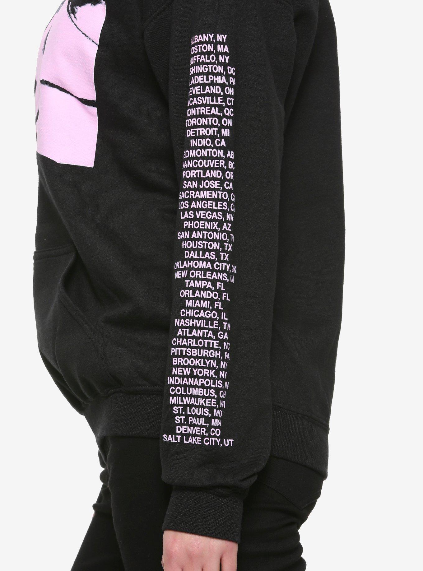Ariana Grande Sweetener Tour Girls Hoodie, BLACK, alternate
