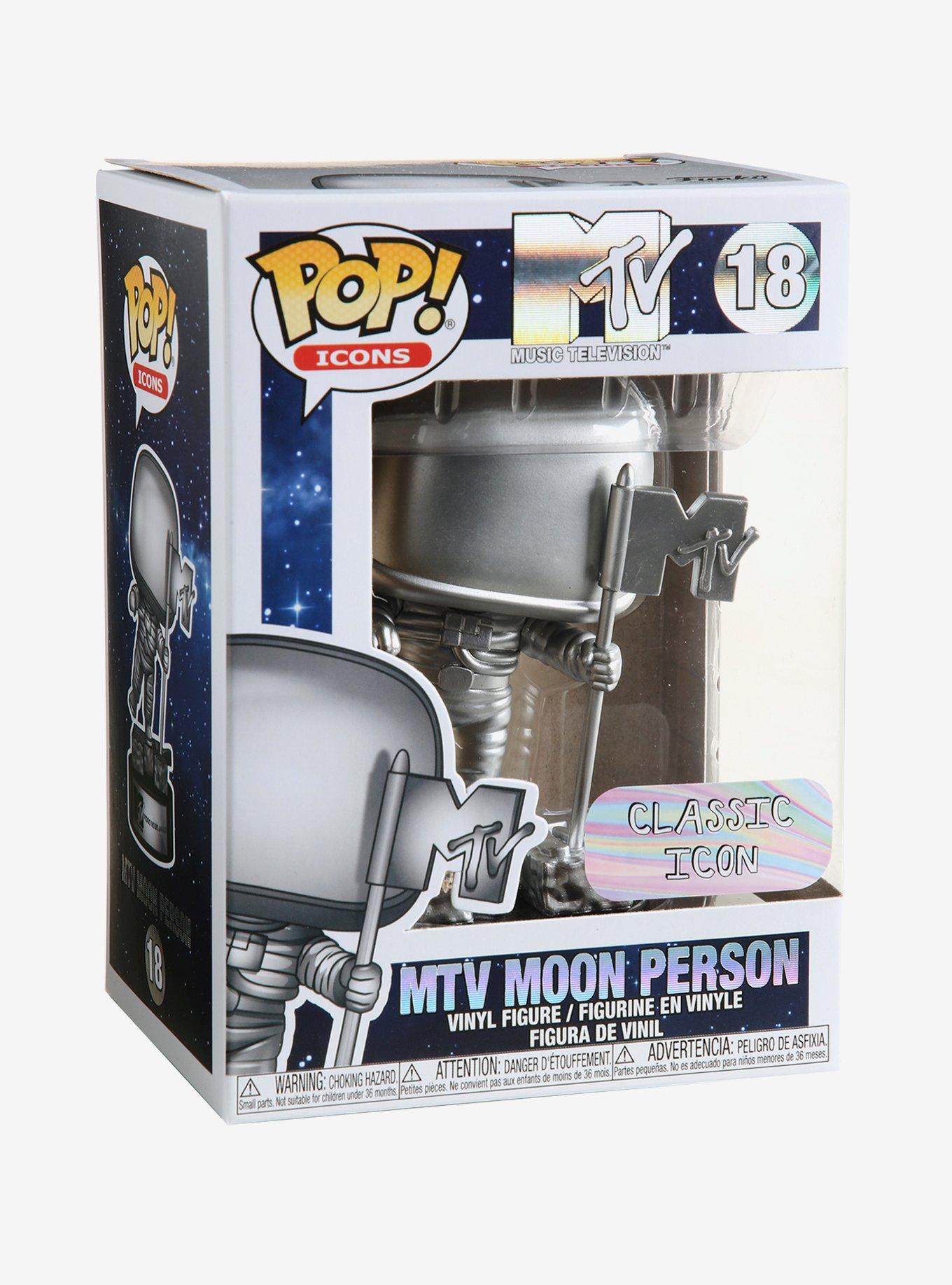 Funko MTV Pop! Icon MTV Moon Person Vinyl Figure, , alternate