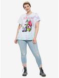 Inuyasha Group Girls Tie-Dye T-Shirt Plus Size, MULTI, alternate