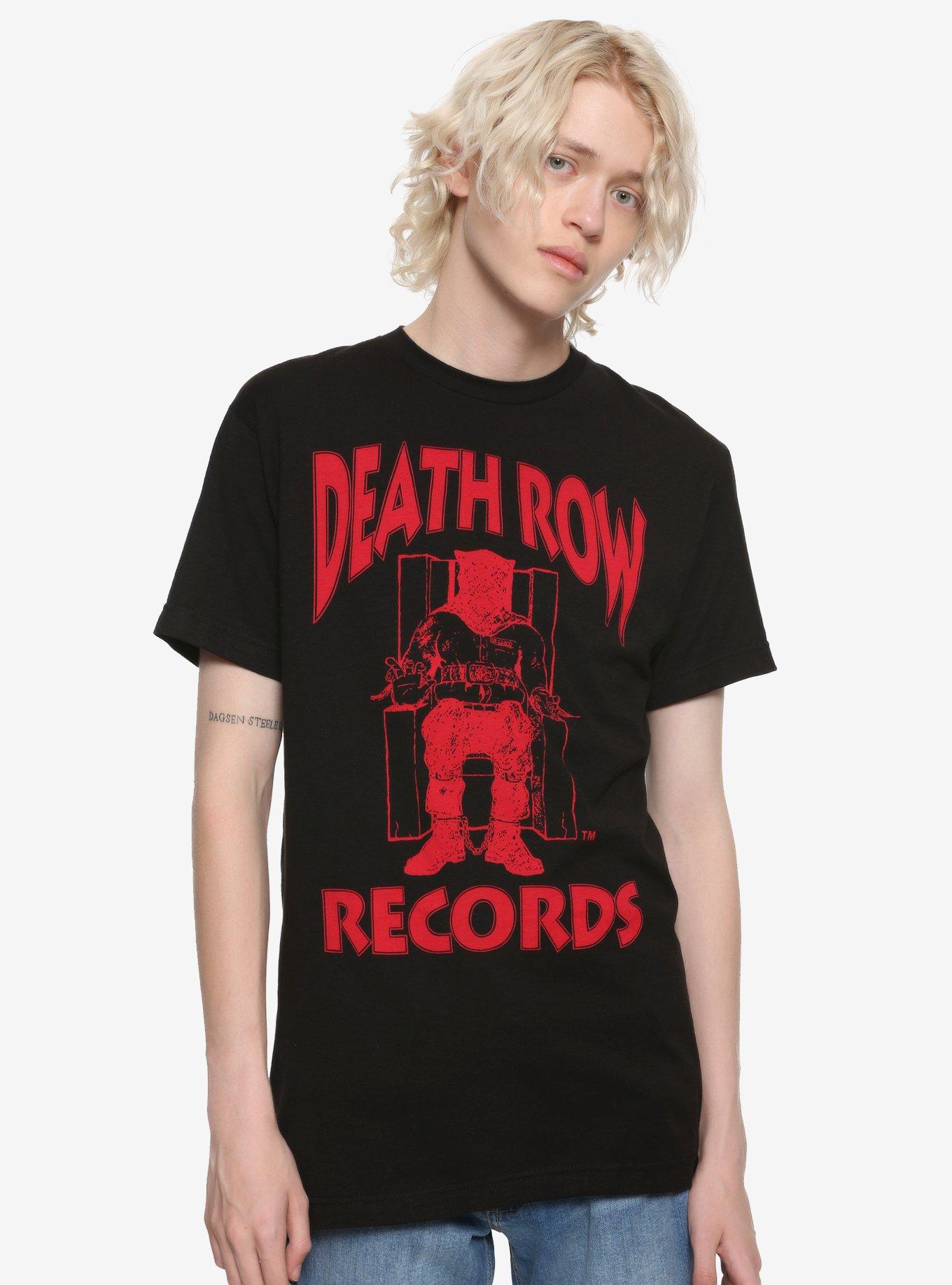 Death Row Records Red Logo T-Shirt, BLACK, alternate