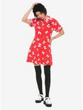 Her Universe Disney Minnie Mouse Bow Print Dress, RED, alternate