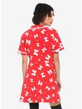 Her Universe Disney Minnie Mouse Bow Print Dress, RED, alternate