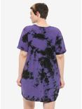 Disney Sleeping Beauty Maleficent Tie-Dye T-Shirt Dress Plus Size, TIE DYE, alternate