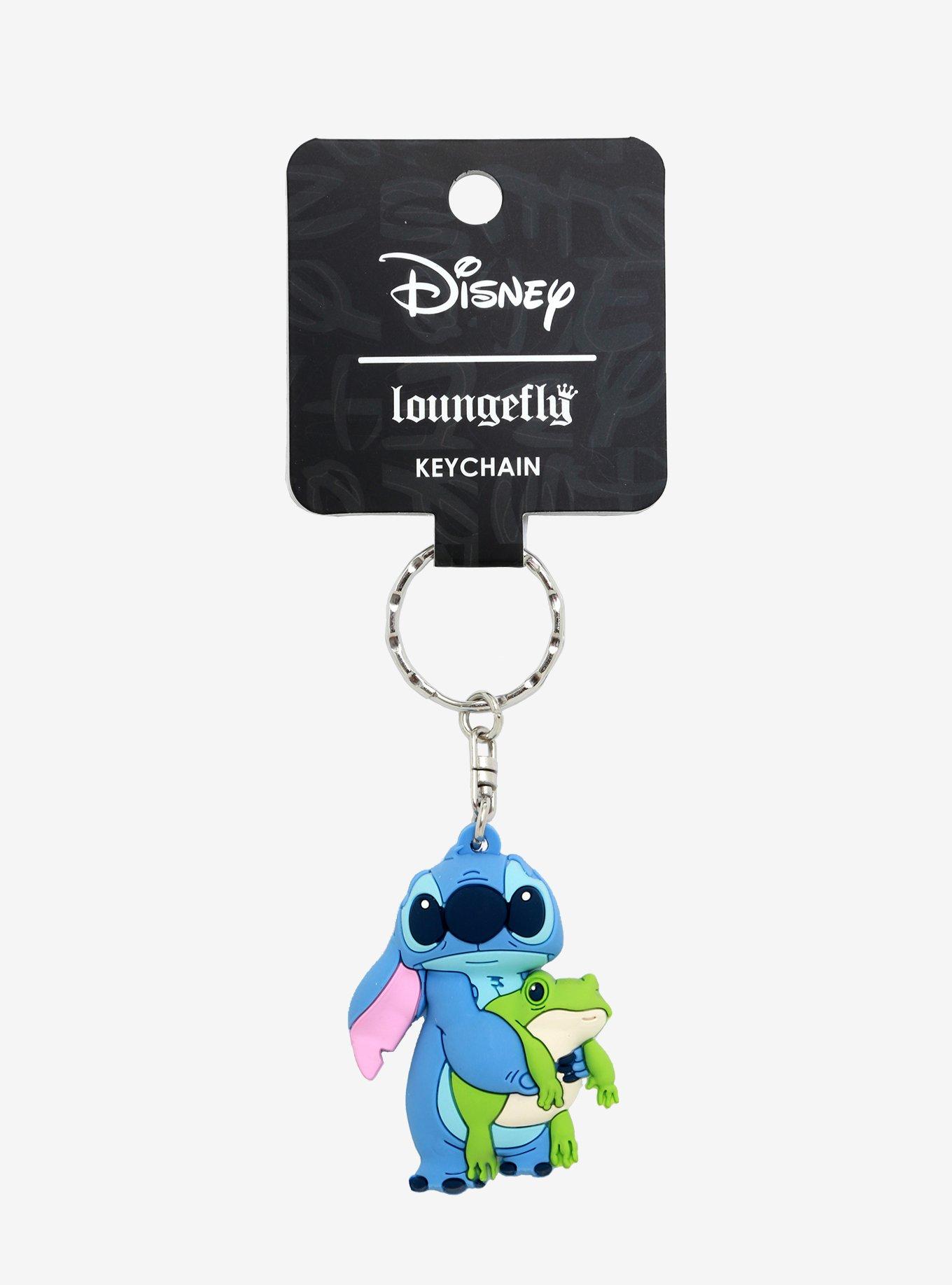 Loungefly Disney Lilo & Stitch Frog Figural Key Chain