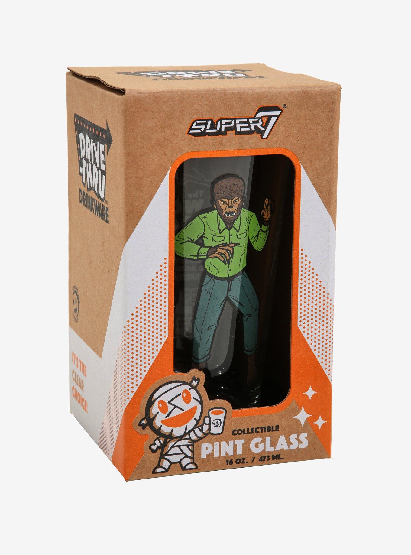 Super7 Universal Monsters The Wolf Man Pint Glass, , alternate