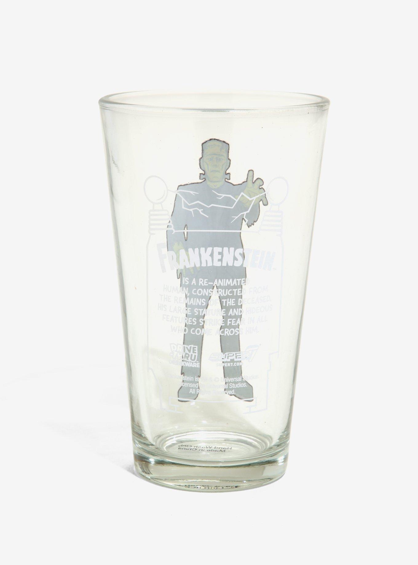 Super7 Universal Monsters Frankenstein Pint Glass, , alternate