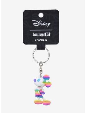 Loungefly Disney Mickey Mouse Rainbow Figural Key Chain, , hi-res