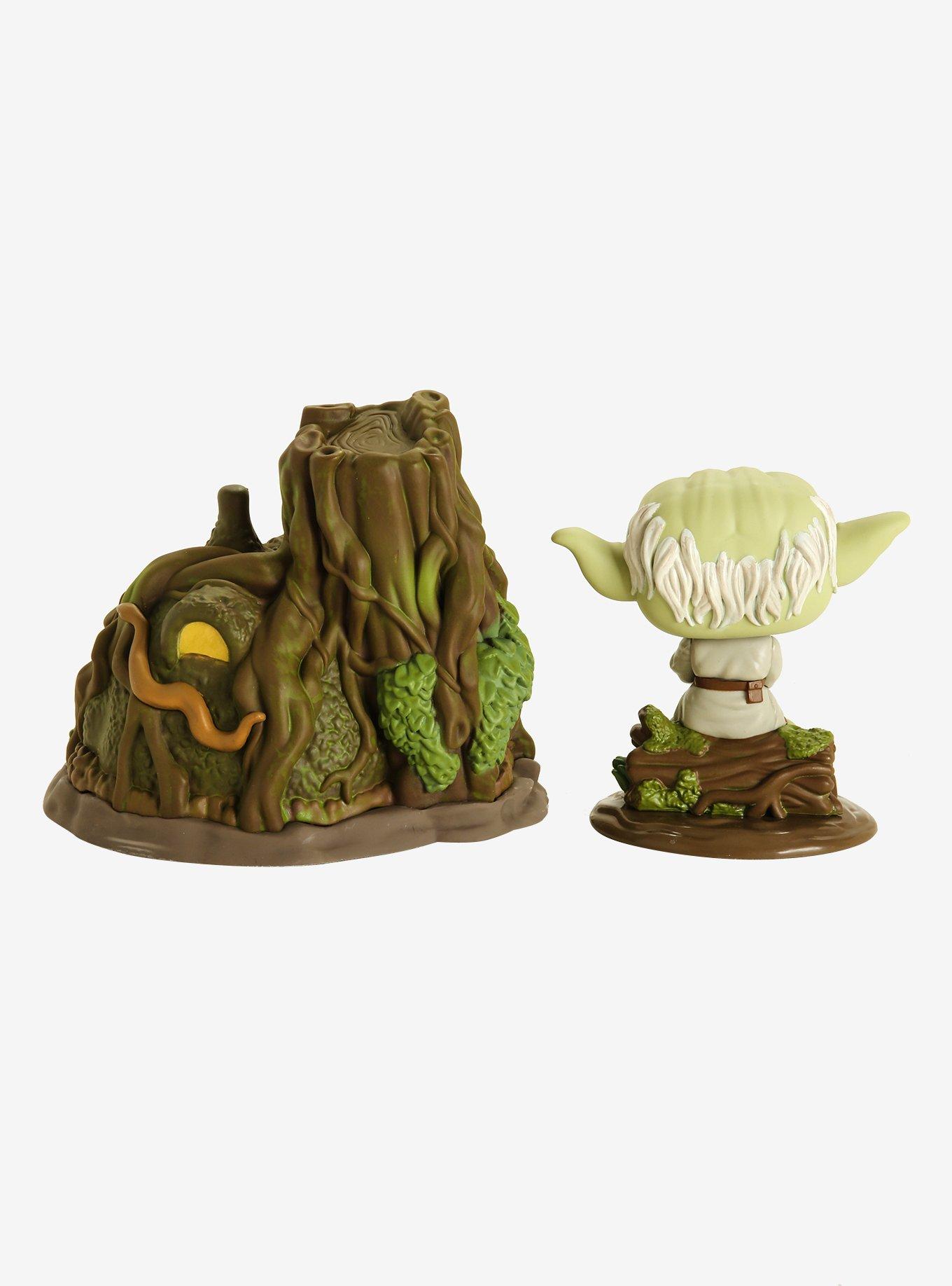 Funko Pop! Town Star Wars: The Empire Strikes Back Dagobah Yoda with Hut Vinyl Bobble-Head, , alternate