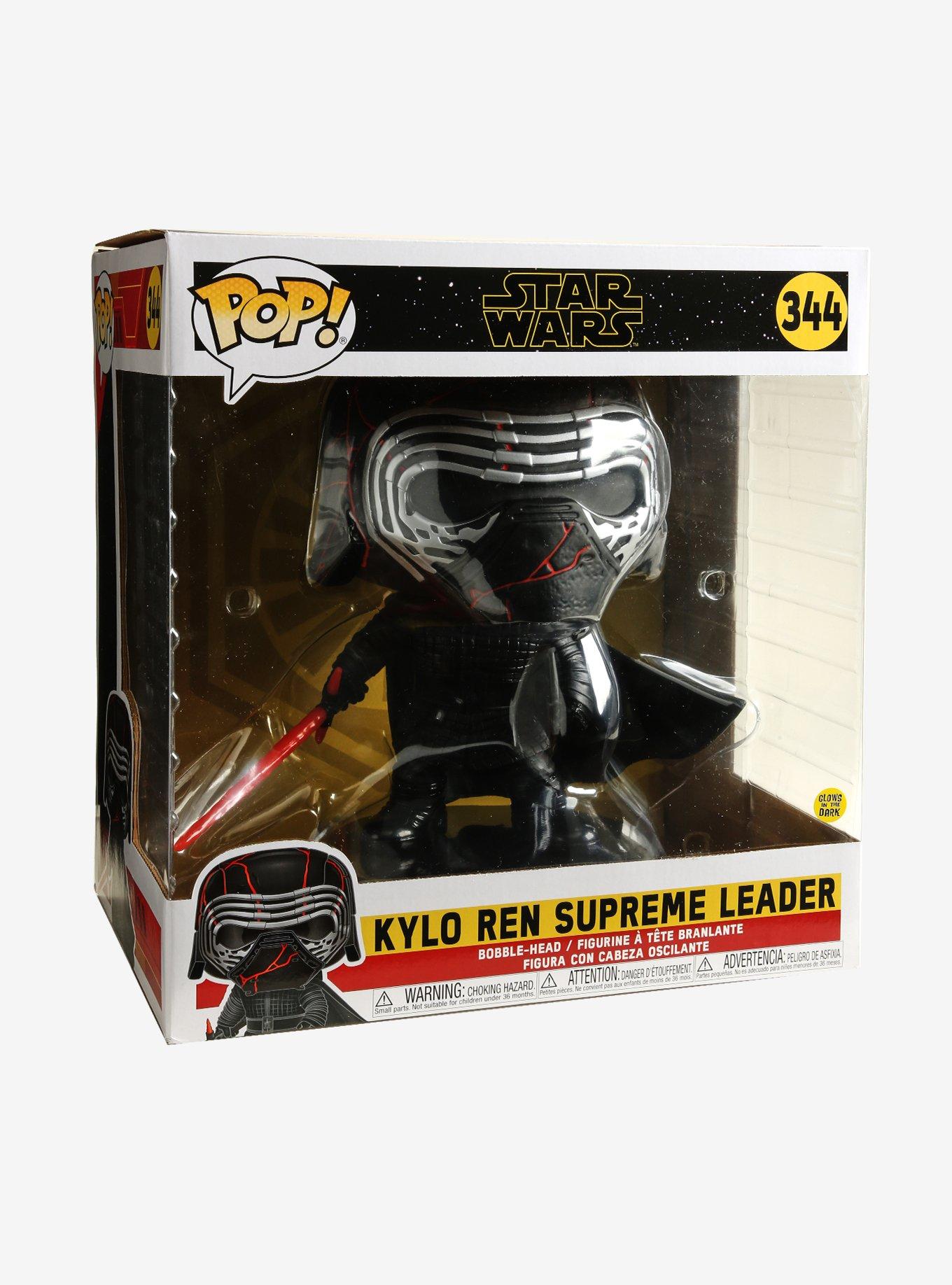 Funko Star Wars: The Rise of Skywalker Pop! Movies Kylo Ren Supreme Leader Glow-In-The-Dark 10 Inch Bobble-Head, , alternate