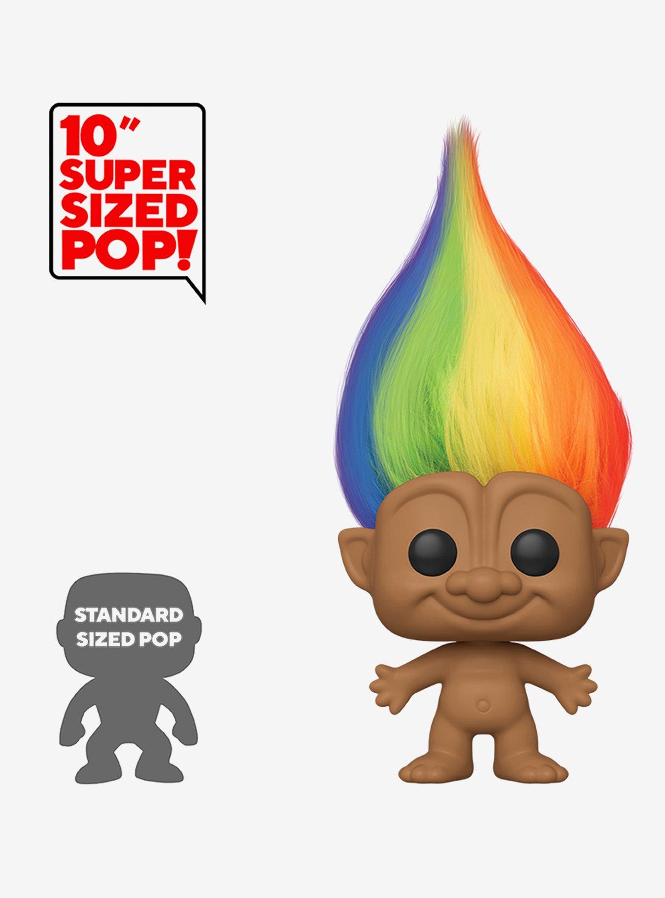 Funko Pop! Good Luck Trolls Rainbow Troll 10 Inch Vinyl Figure, , alternate