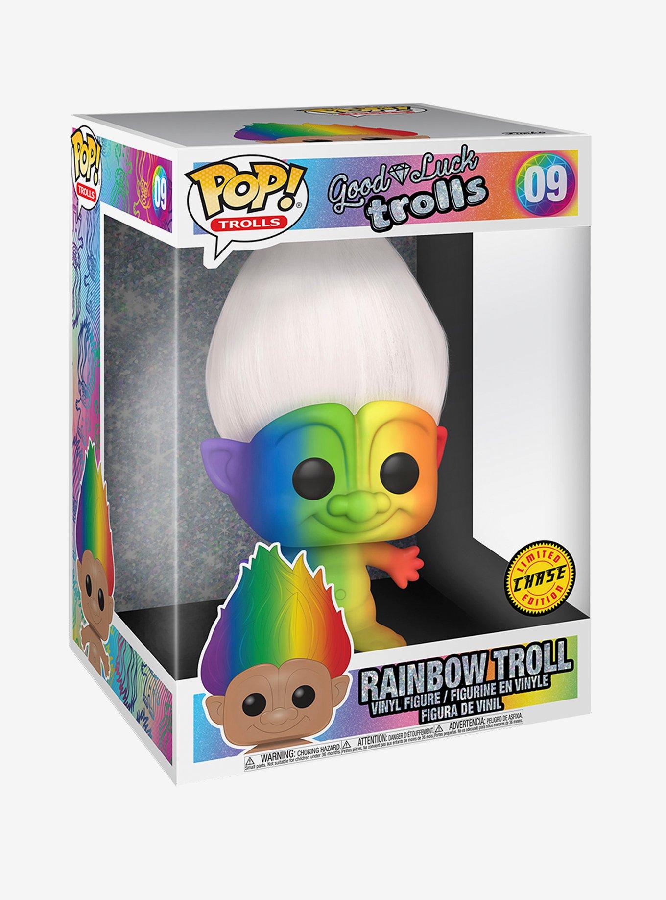 Funko Pop! Good Luck Trolls Rainbow Troll 10 Inch Vinyl Figure, , alternate