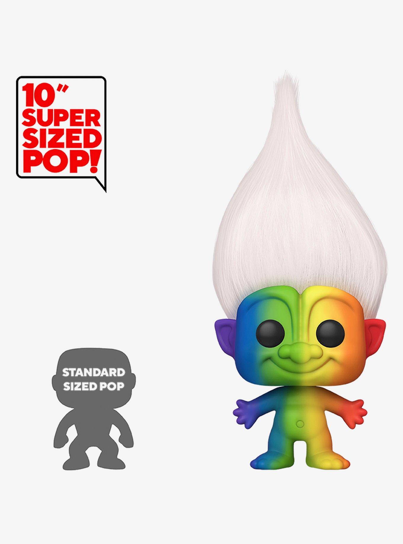Funko Pop! Good Luck Trolls Rainbow Troll 10 Inch Vinyl Figure, , alternate