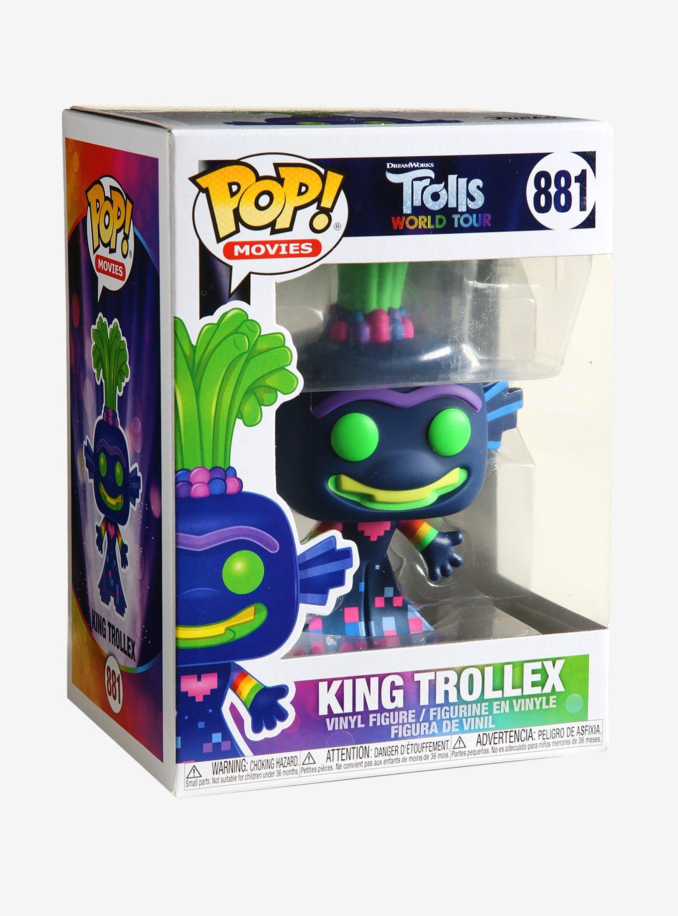 Funko Pop! DreamWorks Trolls World Tour King Trollex Vinyl Figure, , alternate