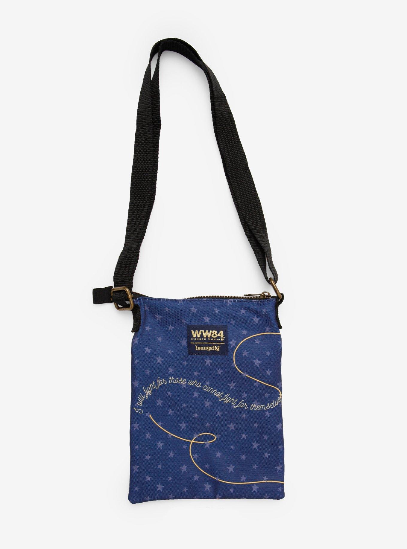 Loungefly DC Comics Wonder Woman 1984 Lasso Passport Crossbody Bag, , alternate