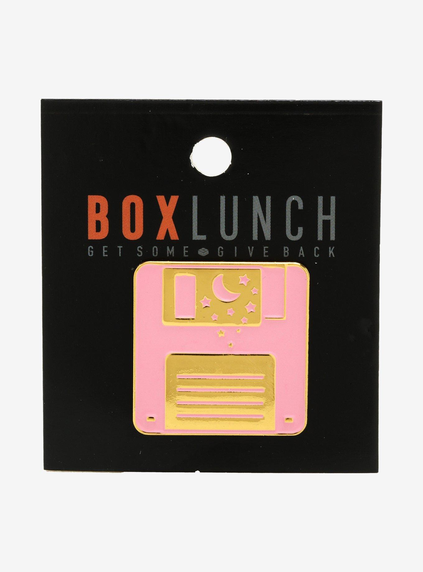 Cosmic Floppy Disk Enamel Pin - BoxLunch Exclusive, , alternate