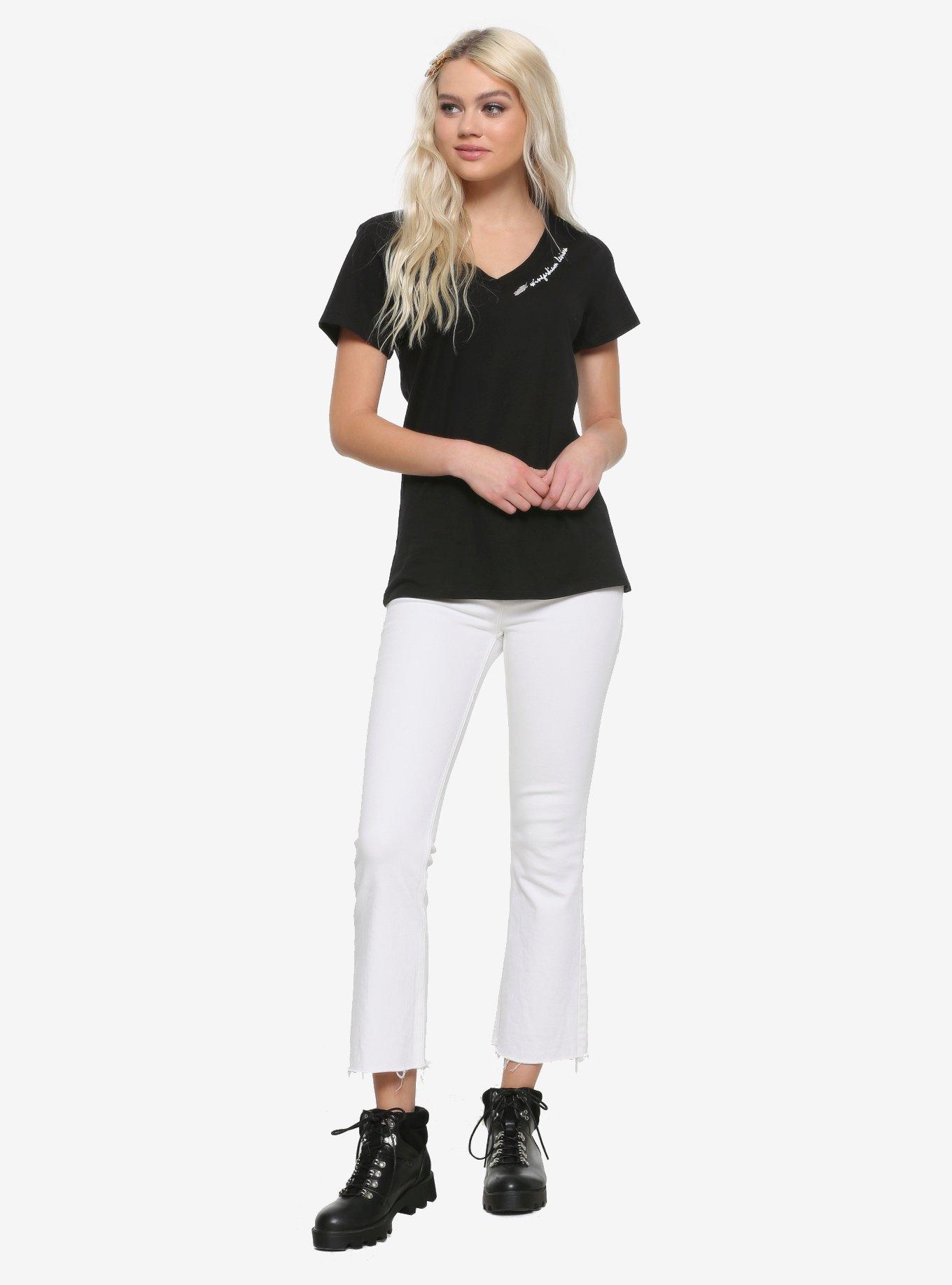 Harry Potter Wingardium Leviosa Girls T-Shirt, WHITE, alternate