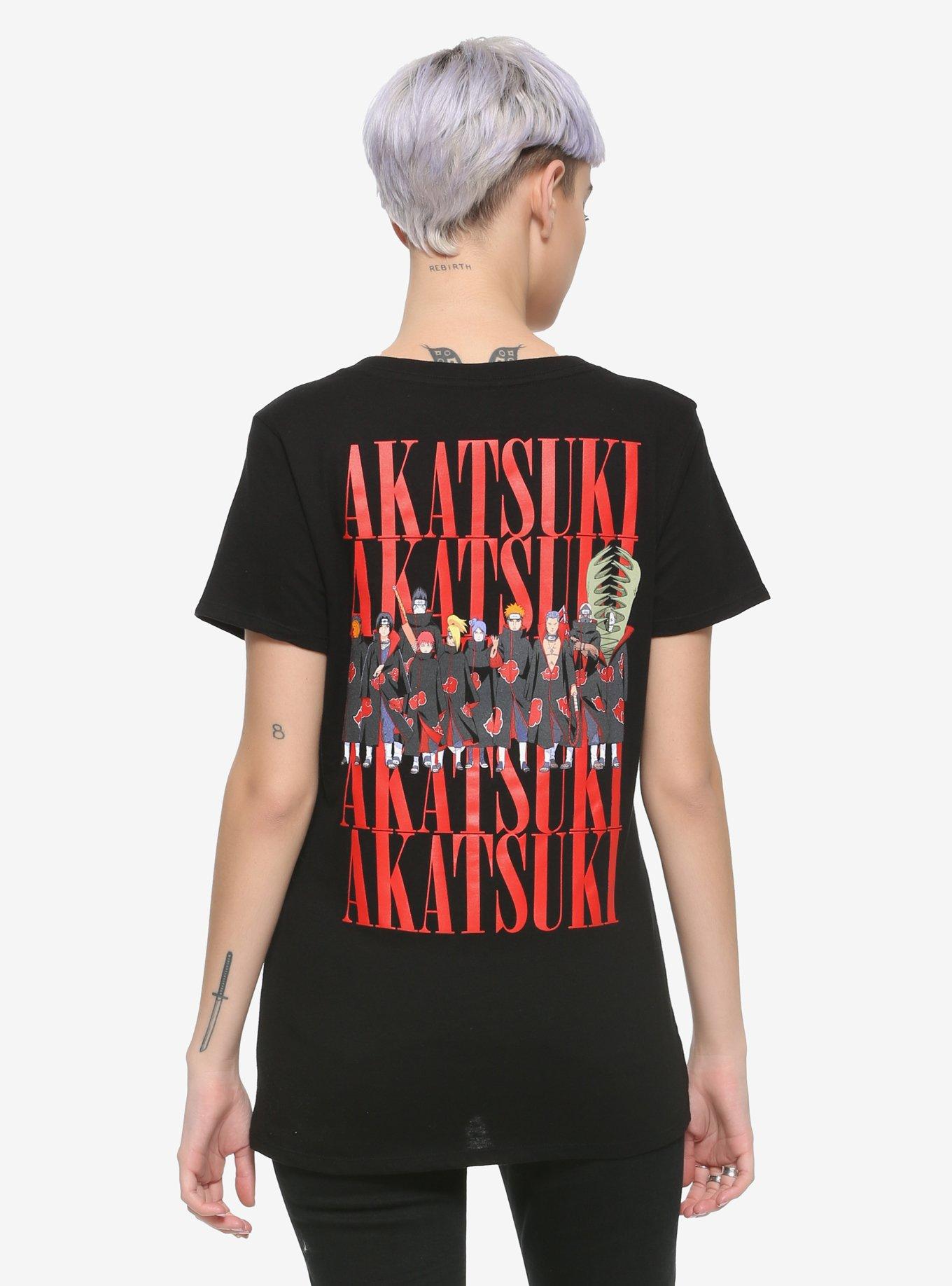 Naruto Shippuden Akatsuki Clan Girls T-Shirt, MULTI, alternate