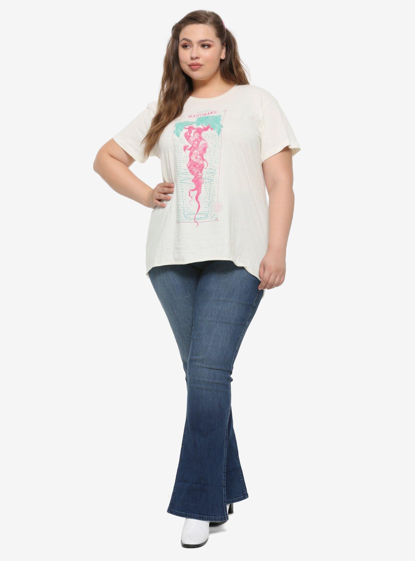 Harry Potter Mandrake Botanical Girls T-Shirt Plus Size, MULTI, alternate