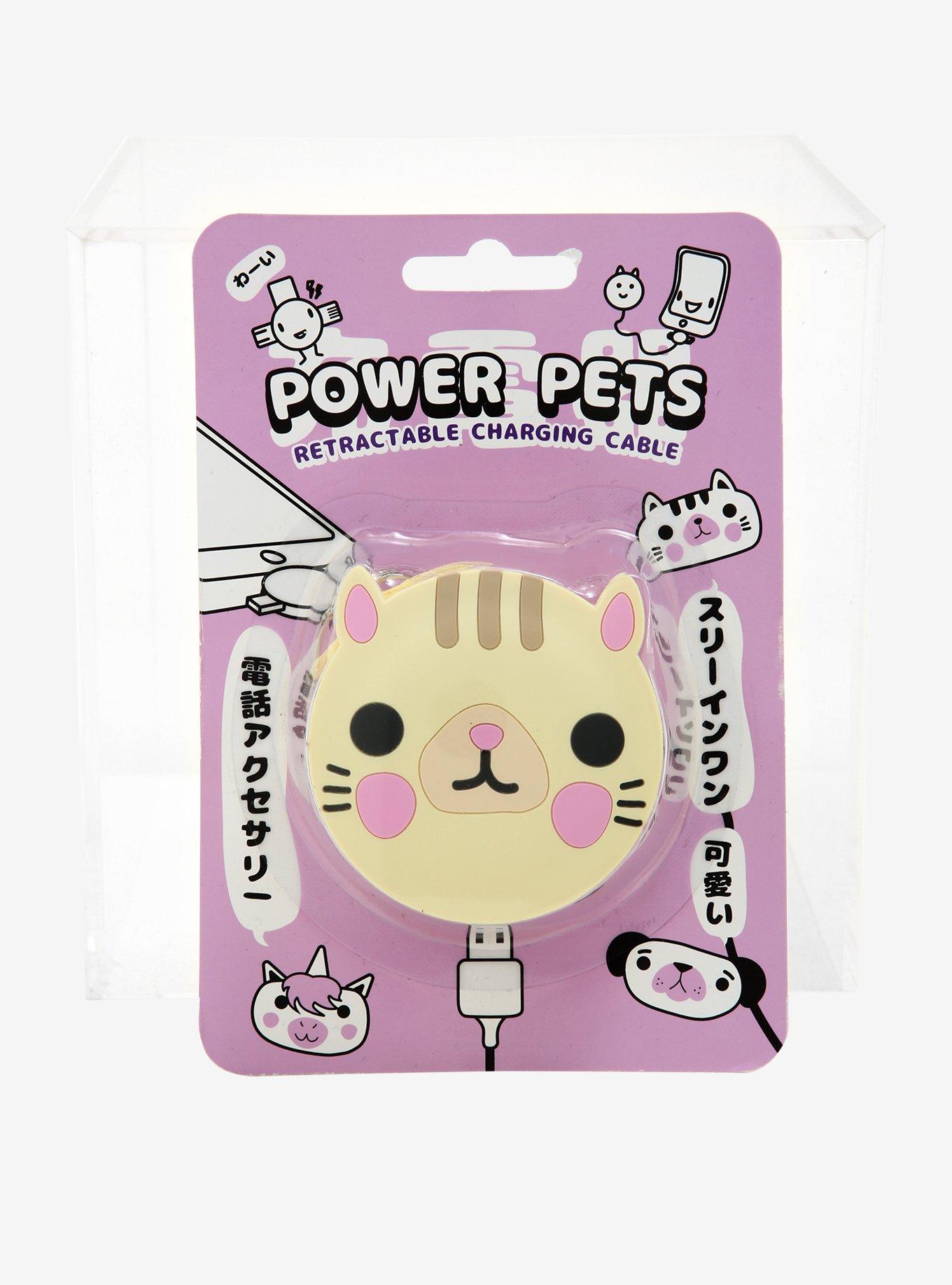 Power Pets Cat Retractable Charging Cable, , alternate