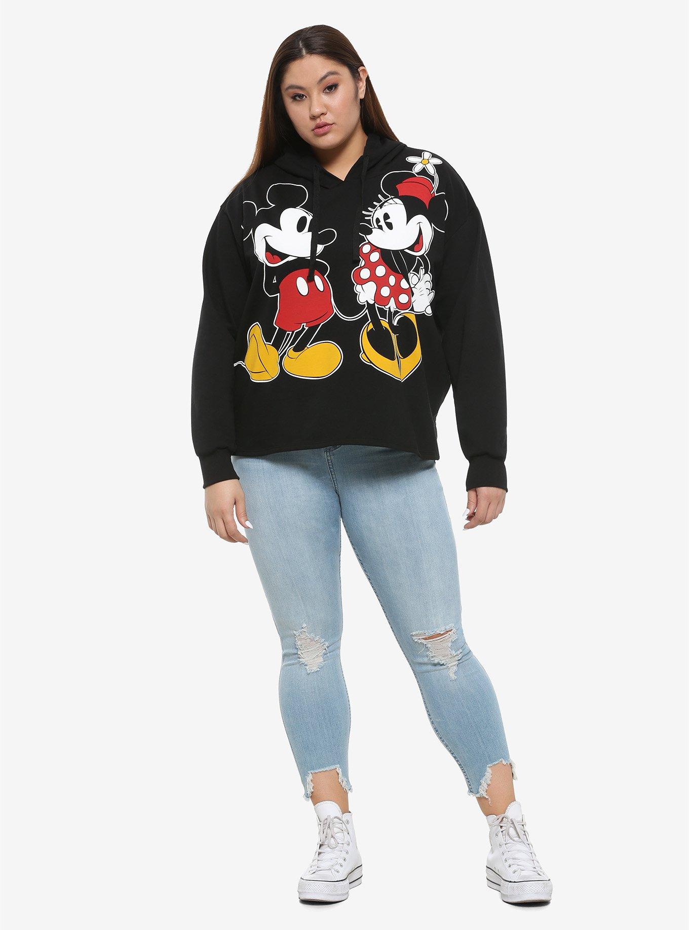 Disney Mickey Mouse & Minnie Mouse Girls Hoodie Plus Size, MULTI, alternate