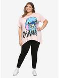 Disney Lilo & Stitch Ohana Shark Bite Girls T-Shirt Plus Size, MULTI, alternate