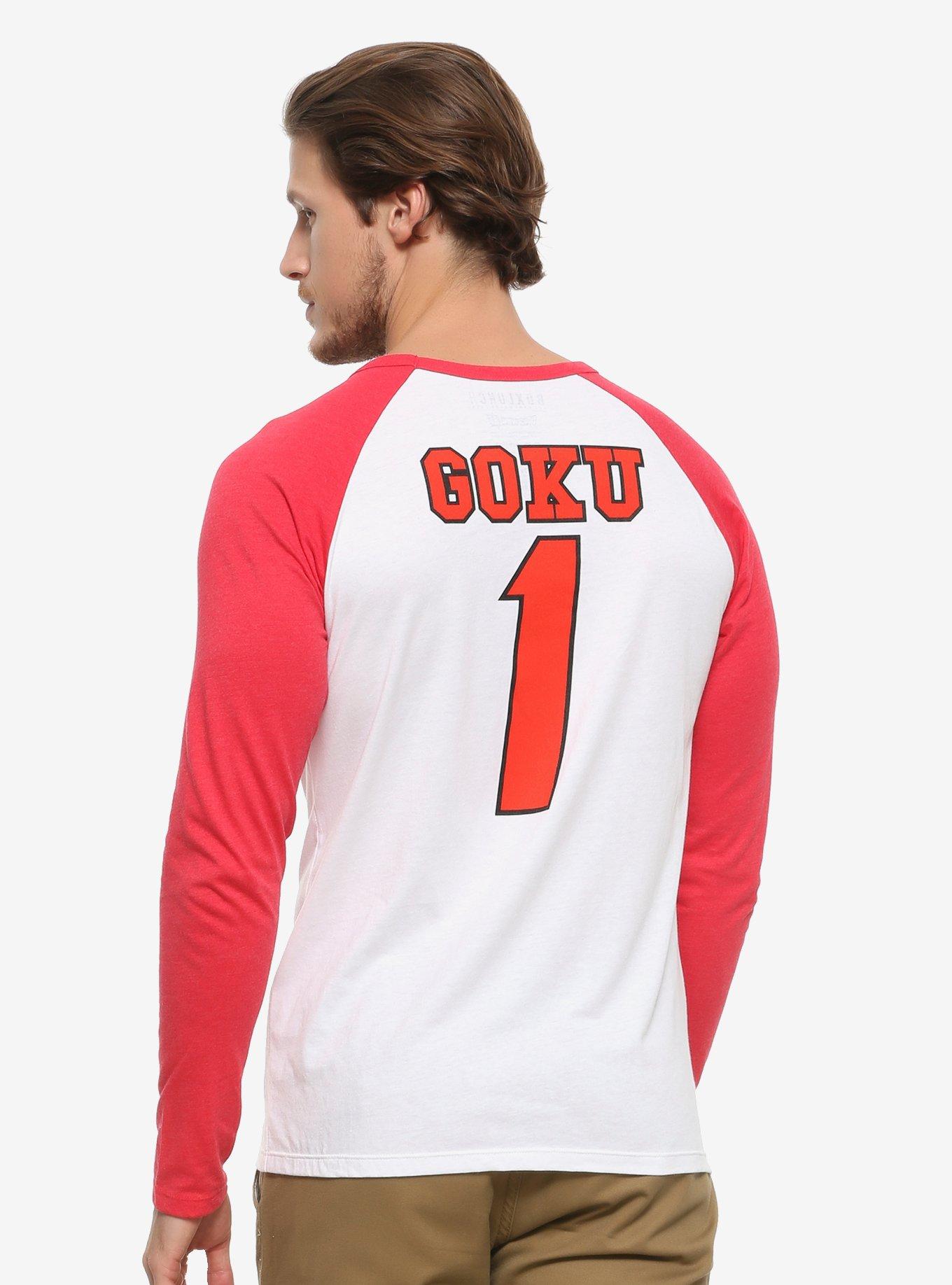 Dragon Ball Super Universe 7 Long Sleeve Raglan T-Shirt - BoxLunch Exclusive, WHITE, alternate