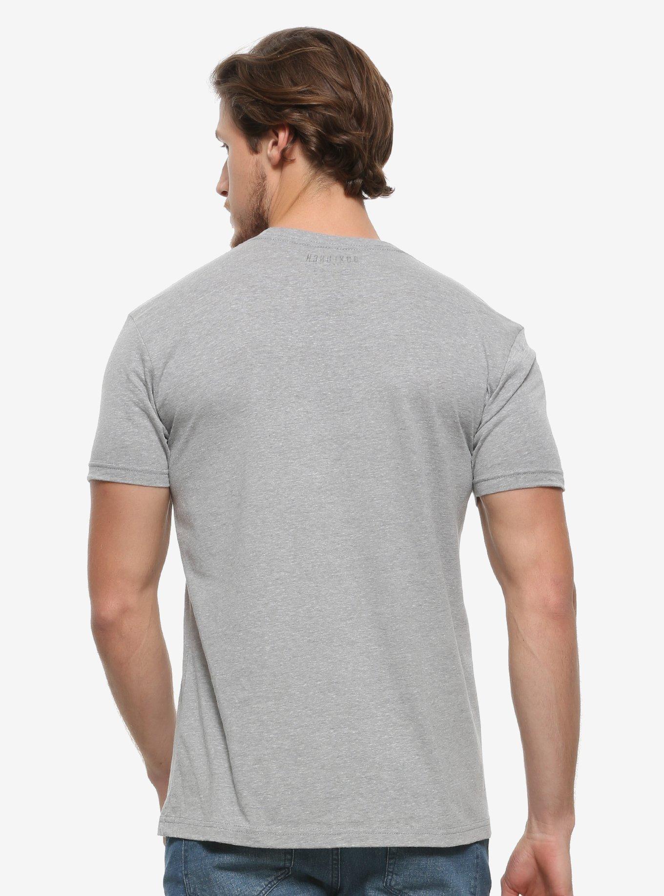 Dragon Ball Super Beerus Vs Champa Baseball Battle T-Shirt - BoxLunch Exclusive, GREY, alternate