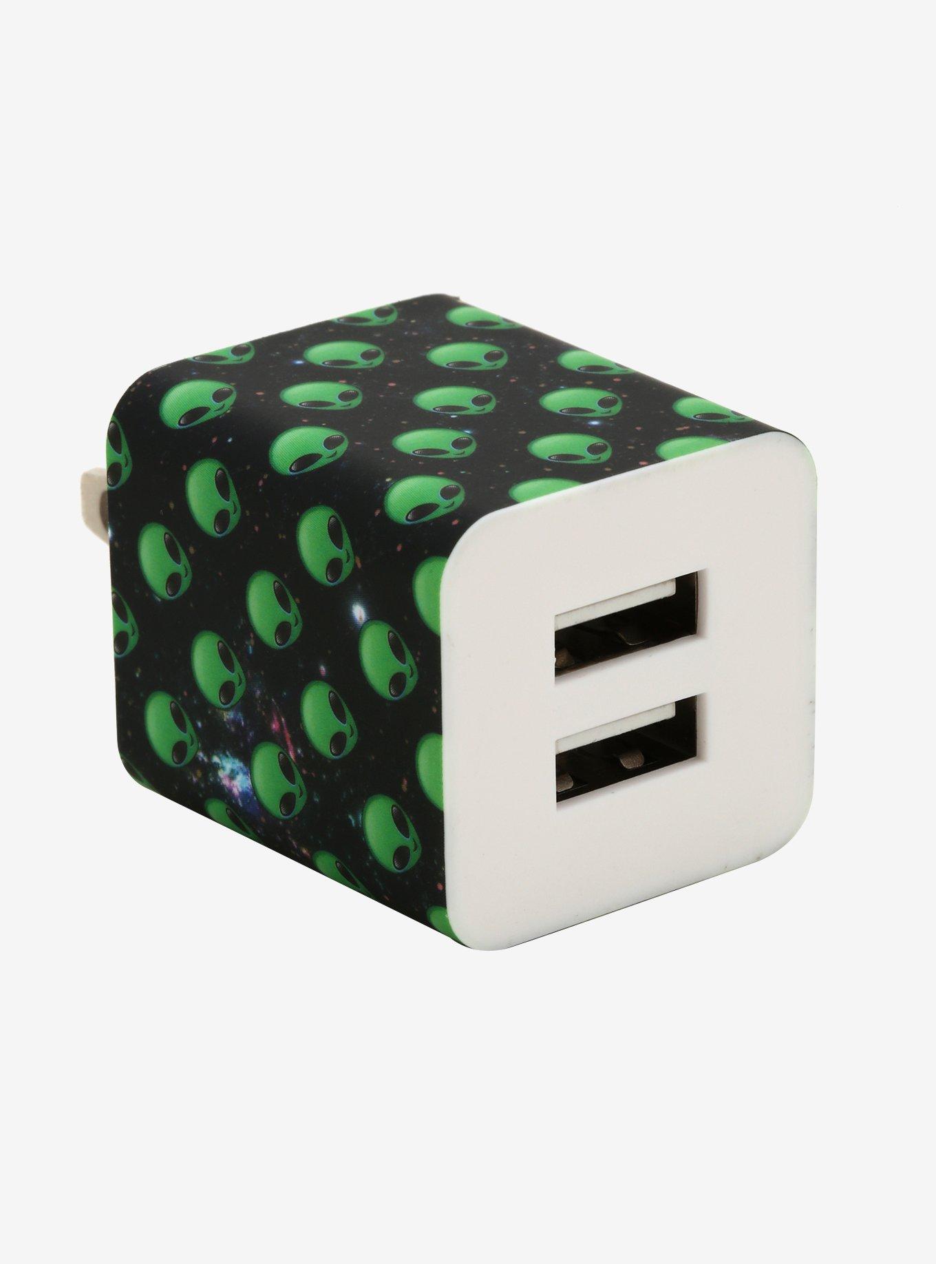 Green Alien LED Wall Charger, , alternate