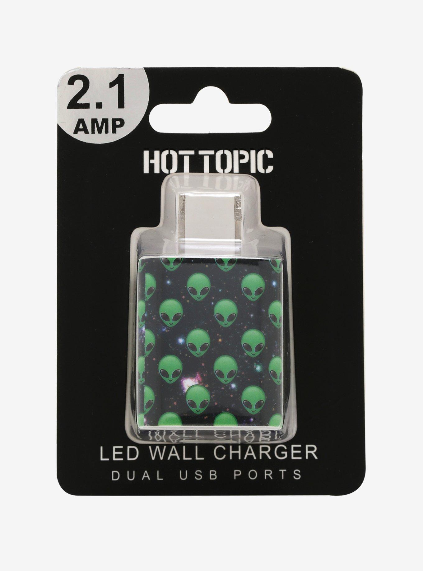 Green Alien LED Wall Charger, , alternate