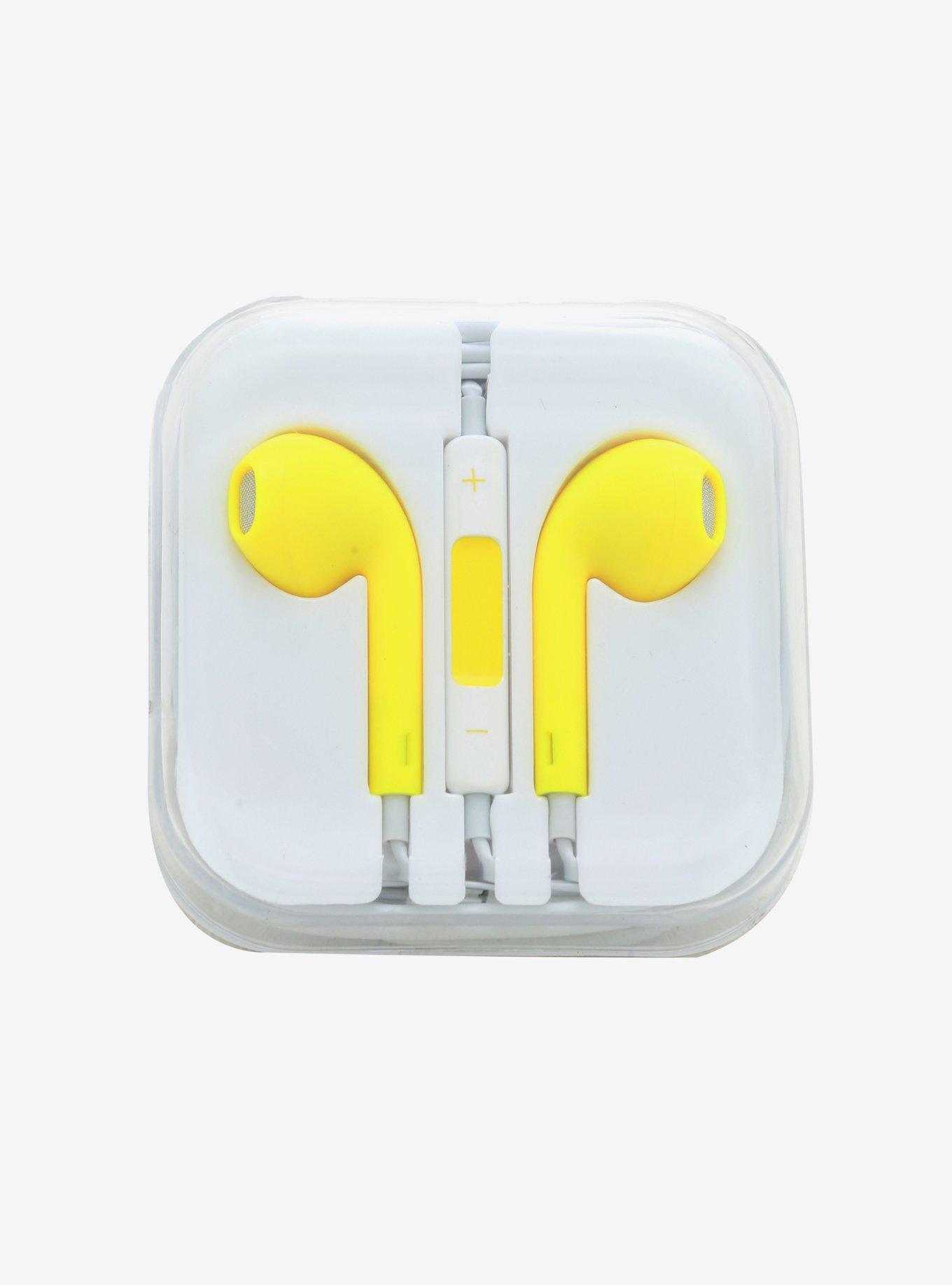 Bright Yellow Earbuds, , alternate