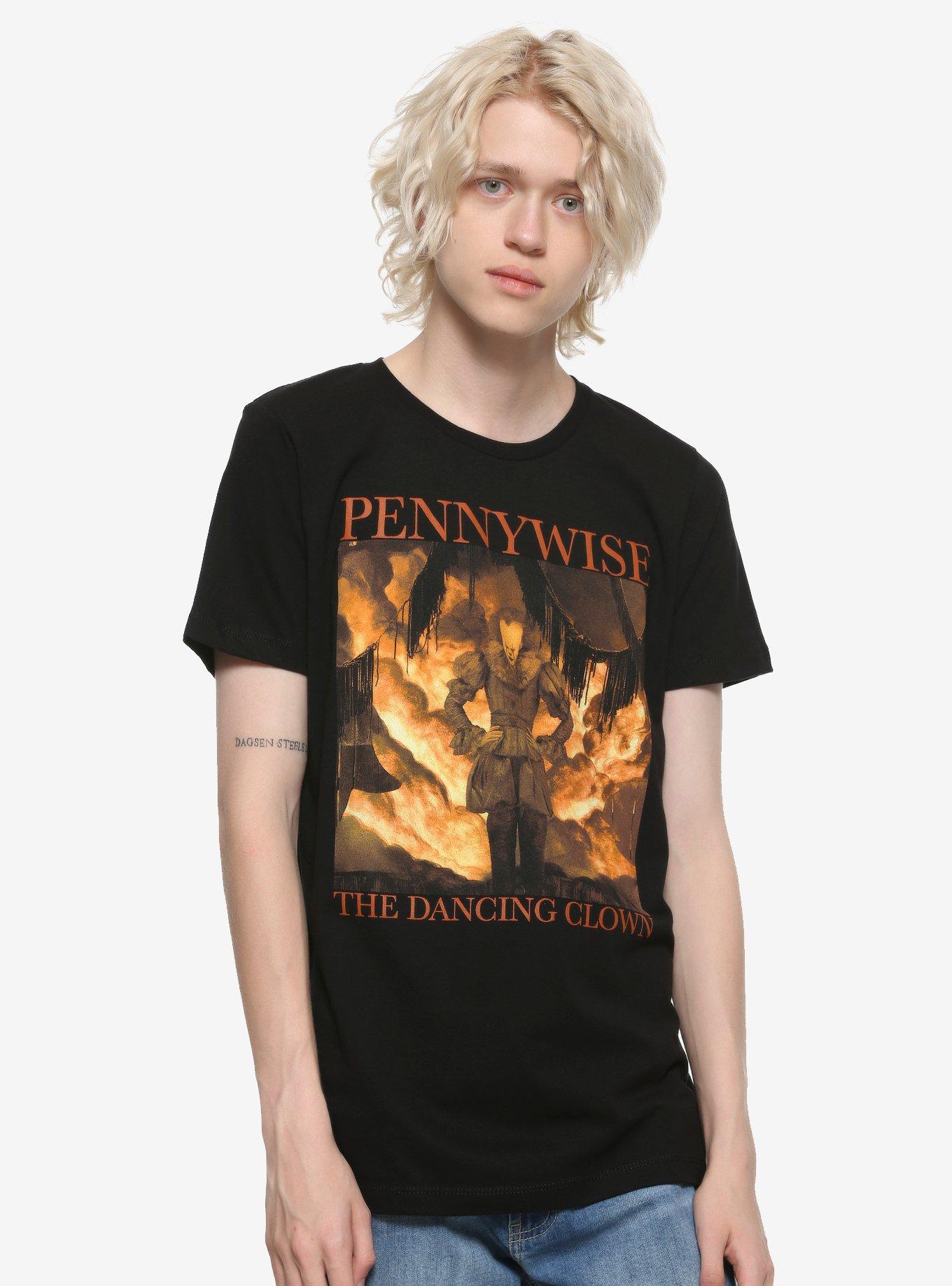 IT Pennywise The Dancing Clown Orange Scene T-Shirt, MULTI, alternate
