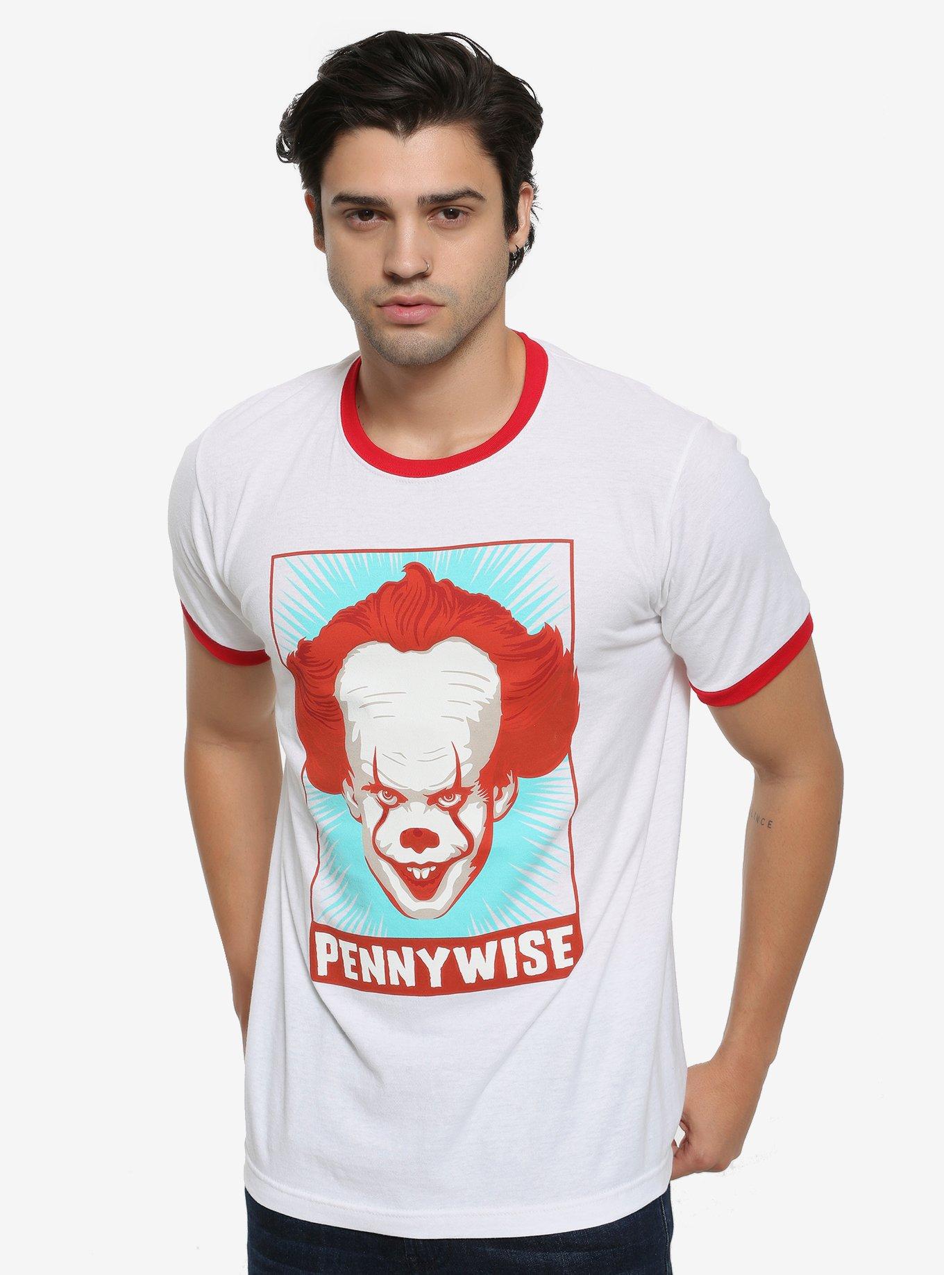 IT Pennywise Ringer T-Shirt, MULTI, alternate