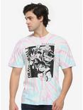 Dragon Ball Z Pink & Blue Tie-Dye T-Shirt, BLACK, alternate
