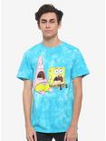 SpongeBob SquarePants Patrick & SpongeBob Screaming Tie-Dye T-Shirt, MULTI, alternate