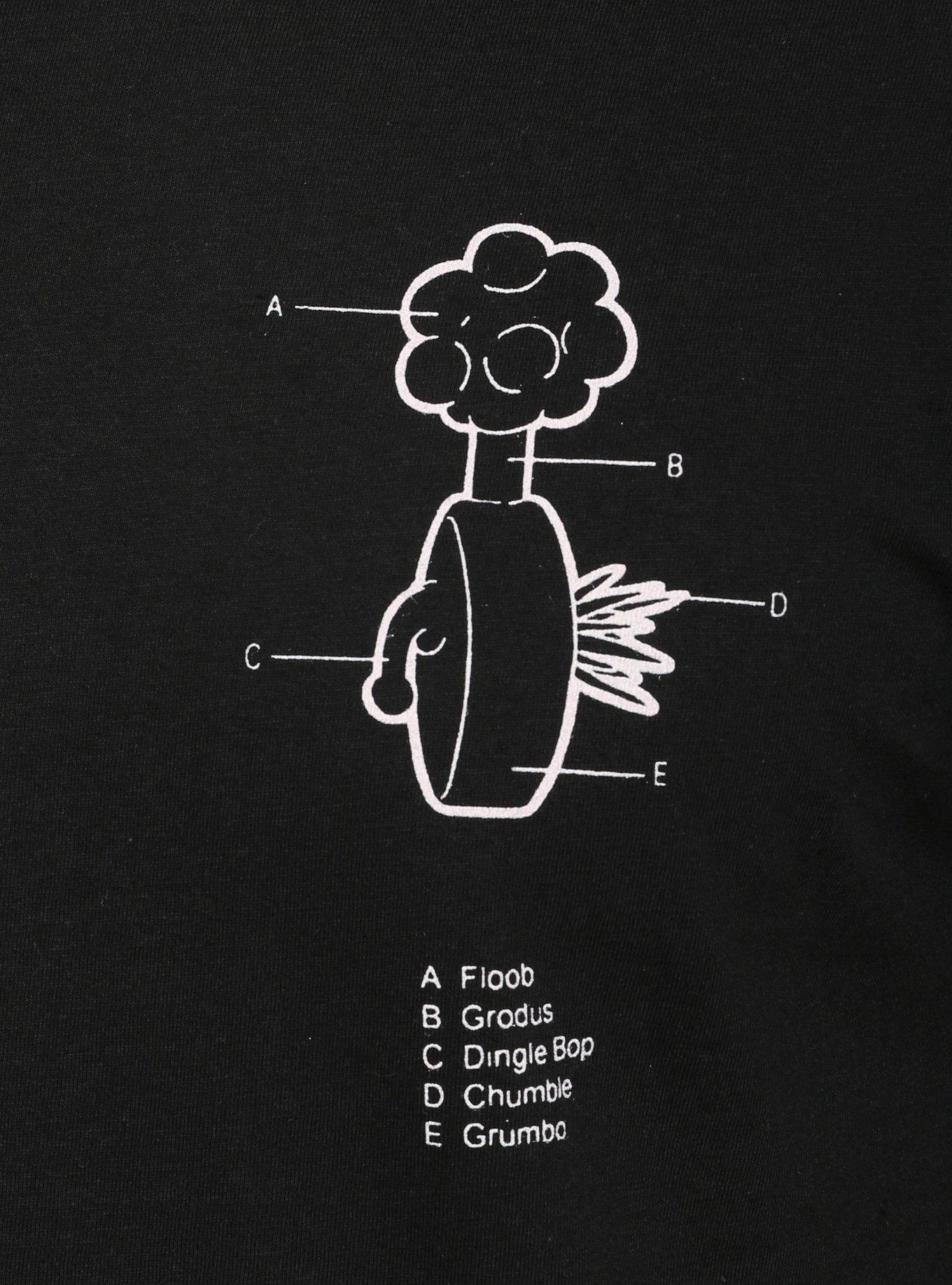 Rick And Morty Plumbus Diagram T-Shirt, PINK, alternate