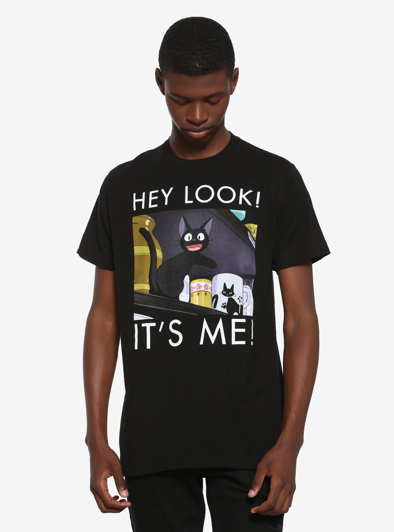 Studio Ghibli Kiki's Delivery Service Jiji Shopping T-Shirt, MULTI, alternate