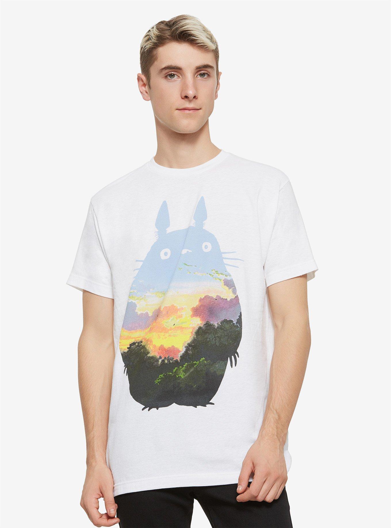 Studio Ghibli My Neighbor Totoro Silhouette T-Shirt, MULTI, alternate