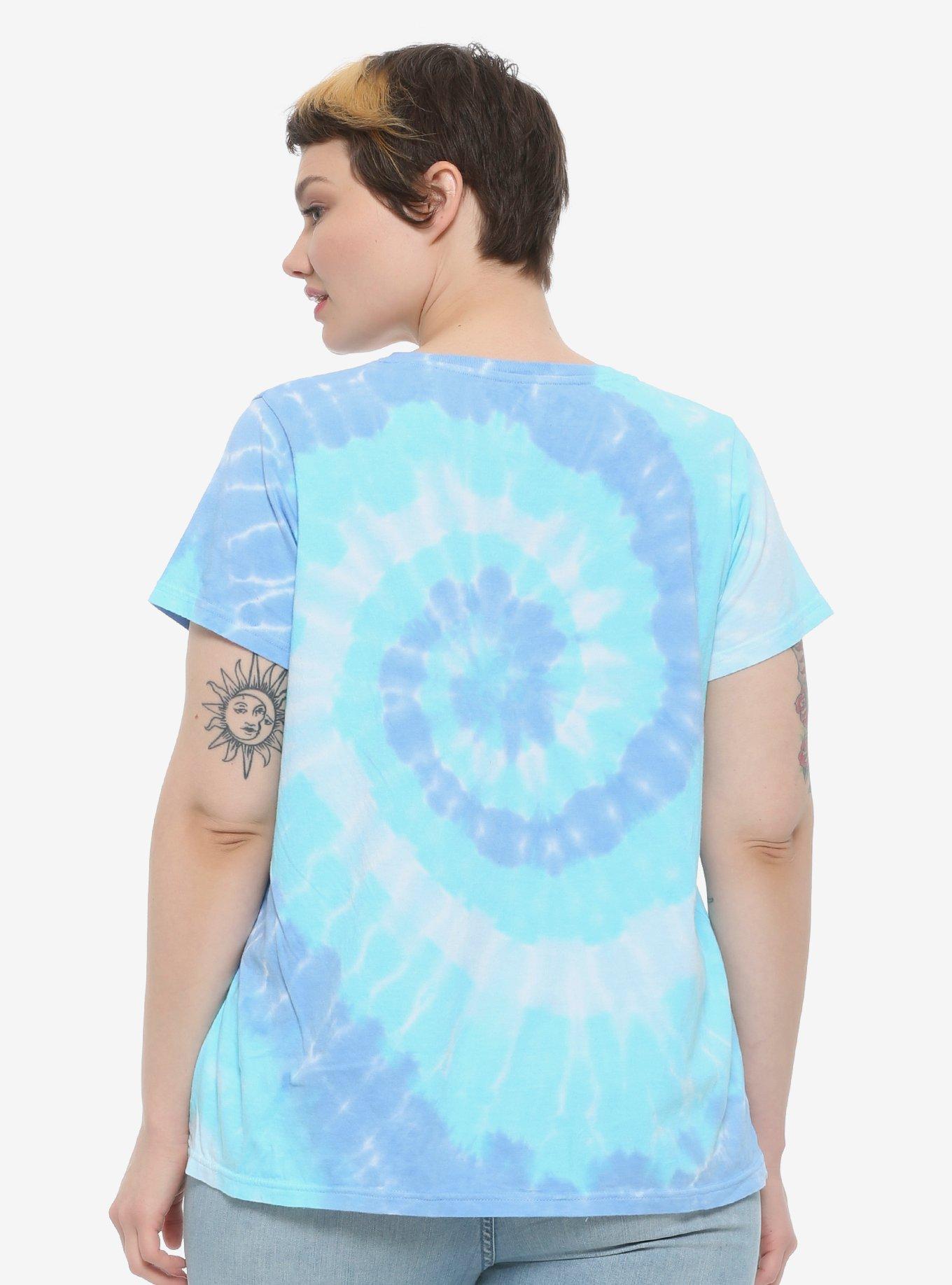 Rick And Morty Portal Tie-Dye Girls T-Shirt Plus Size, MULTI, alternate