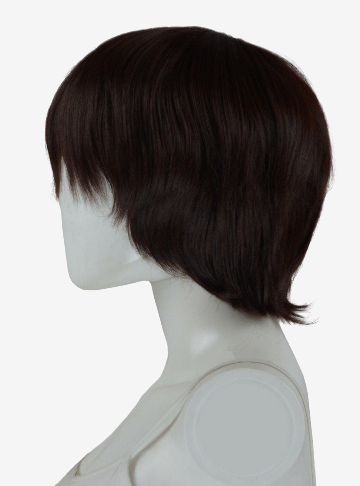 Epic Cosplay Aether Dark Brown Layered Short Wig, , hi-res