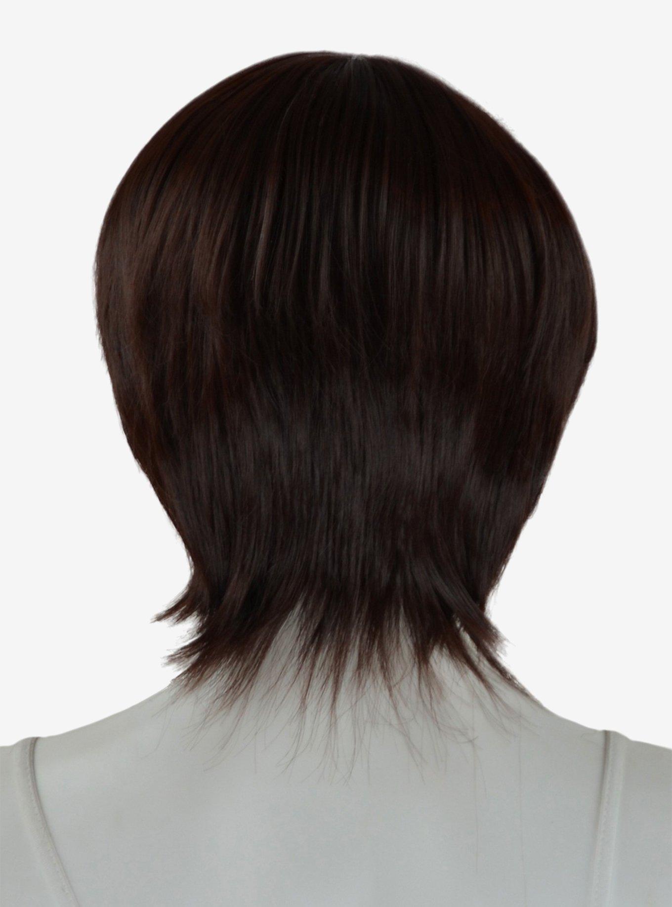 Epic Cosplay Aether Dark Brown Layered Short Wig, , alternate