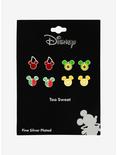 Disney Mickey Mouse Fruits Stud Earring Set, , alternate